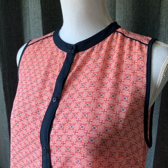 Nautica sleeveless button up blouse Sz medium - Picture 2 of 5